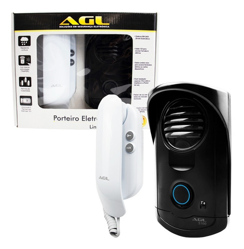 PORTEIRO ELETRONICO SLIM S100 AGL
