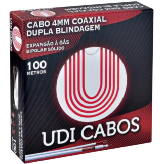 CAIXA CABO COAXIAL 0,4/2,5 100M UDI CABOS
